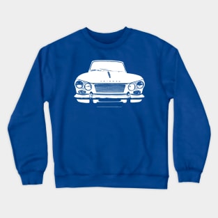 Triumph Vitesse 1960s British classic car monoblock white Crewneck Sweatshirt